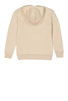 Boys Money Maker Pullover Hoodie, Beige, Size 8