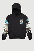 Boys Popeye Hoodie, Black, Size S