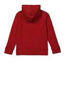 Boys Puma Squad Graphic Hoodie, Red, Size M
