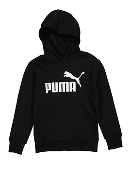 Boys Puma Hoodie, Black, Size M