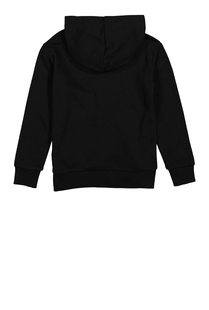 Boys Puma Hoodie, Black, Size XL