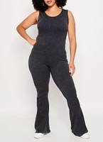 Womens Plus Seamless Ribbed Tank Top,