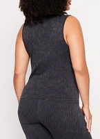 Womens Plus Seamless Ribbed Tank Top,