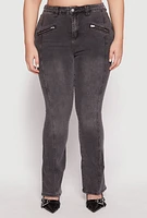 Womens Plus Almost Famous Boot Cut Jeans,