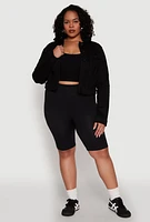 Womens Plus WAX Denim Jacket, 2X