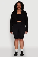Womens Plus WAX Denim Jacket, 2X