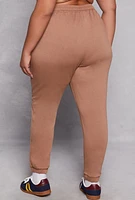 Womens Plus Iris Fleece Drawstring Sweatpants,