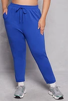 Womens Plus Iris Fleece Drawstring Sweatpants,