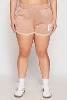 Womens Plus 08 Dolphin Shorts,