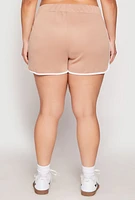 Womens Plus 08 Dolphin Shorts,