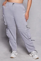 Womens Plus Toggle Drawstring Detail Sweatpants,