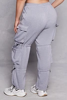 Womens Plus Toggle Drawstring Detail Sweatpants,