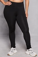 Womens Plus Basic Activewear Leggings, 3X