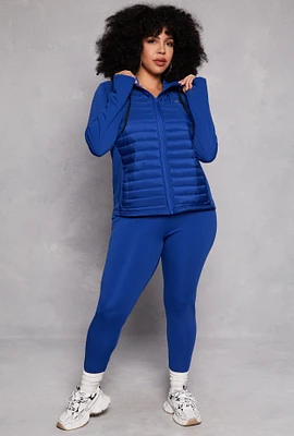 Womens Plus Basic Activewear Leggings,