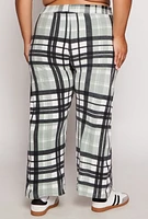 Womens Plus Fleece Straight Leg Sweatpants,