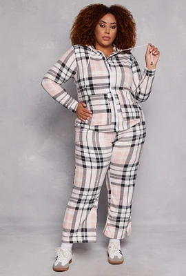 Womens Plus Size Fleece Straight Leg Sweatpants, Multi, Size 3X