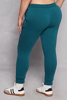 Womens Plus Size Queene Joggers, Green, Size 1X