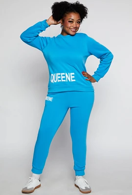 Womens Plus Queene Joggers,