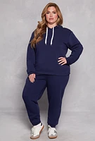 Womens Plus Fleece Pullover Hoodie, 1X