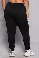 Womens Plus Racer California Joggers, 1X