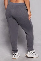 Womens Plus Racer California Joggers, 3X