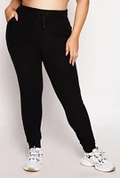 Womens Plus Geometric Patterned Joggers, 3X