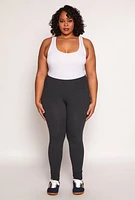 Womens Plus High Waist Leggings, 1X