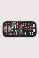 Portable Sewing Kit 62 Piece Set, Black