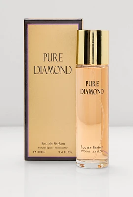 Womens Pure Diamond Perfume, Gold