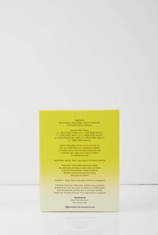 Womens Verse Golden Crystal Perfume, Yellow