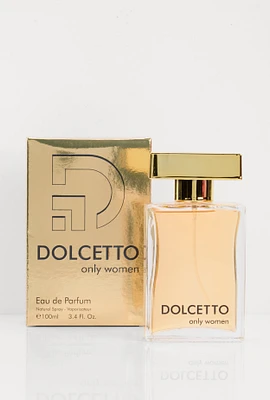 Womens Dolcetto Only Women Perfume, Gold