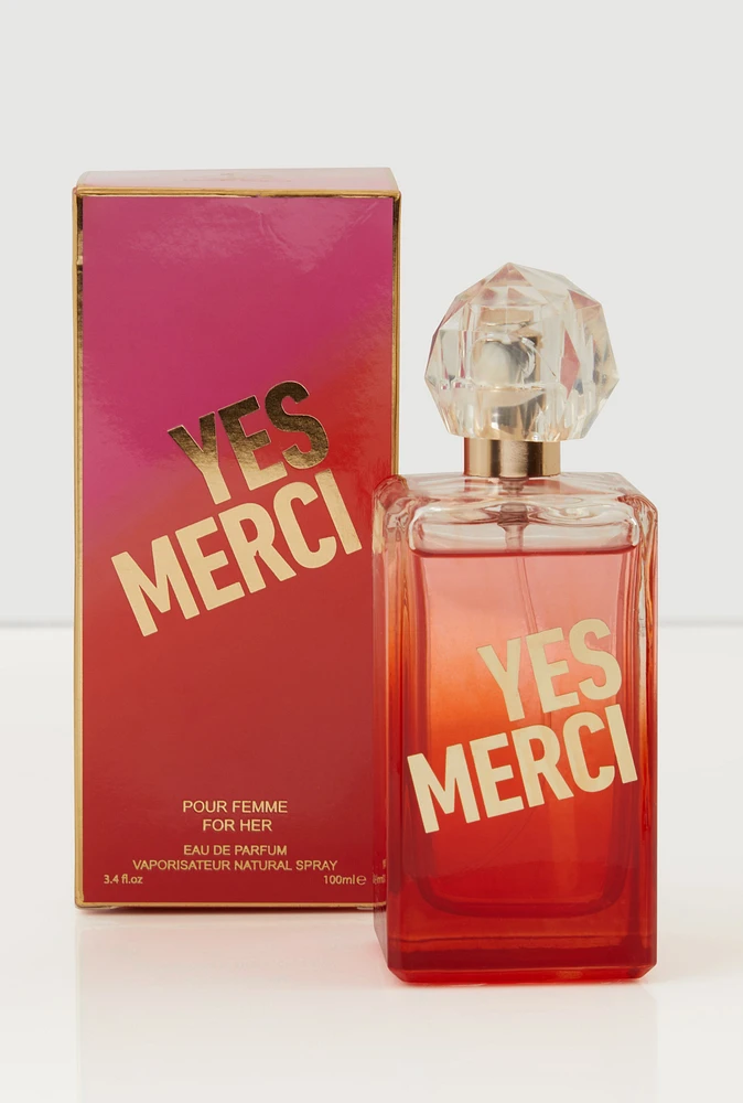 Womens Yes Merci Perfume, Pink