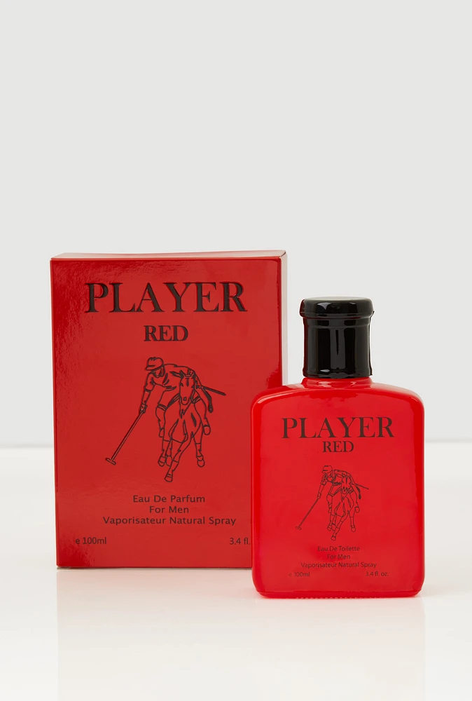 Womens Mens Player Red Cologne, Red