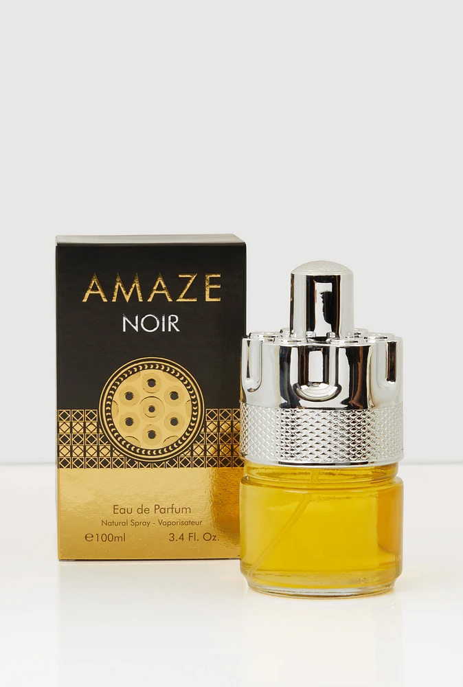 Womens Mens Amaze Noir Cologne, Gold