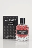 Womens Mens Valencia Uomo Intense Cologne, Black