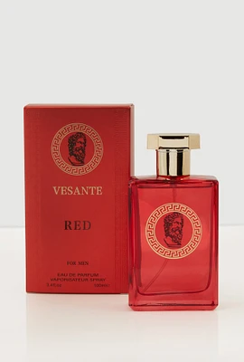 Womens Mens Vesante Red Cologne, Red