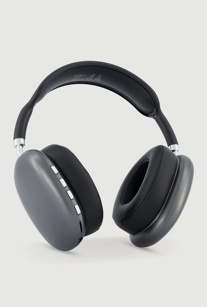 Wireless Bluetooth Over Ear Headphones, Grey