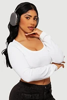 Wireless Bluetooth Over Ear Headphones, Grey