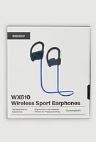 Wireless Sport Earphones, Blue
