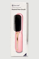 Womens Cordless Straightening Heated Hair Brush, Pink