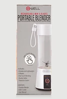 Rechargeable Mini 6 Blades Portable Blender, White