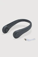 Cozy Breeze Hands Free Neck Fan, Grey