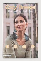 Cozy Breeze Hands Free Neck Fan, Grey