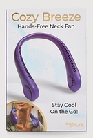 Cozy Breeze Hands Free Neck Fan, Purple
