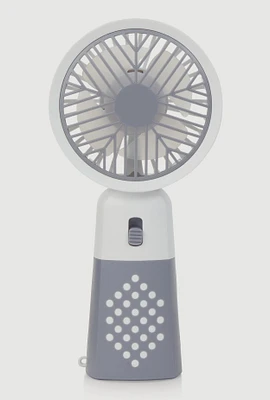 Color Blocked Handheld Fan,