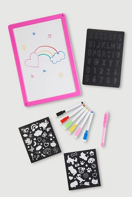 Glow In The Dark Drawing Pad, Pink