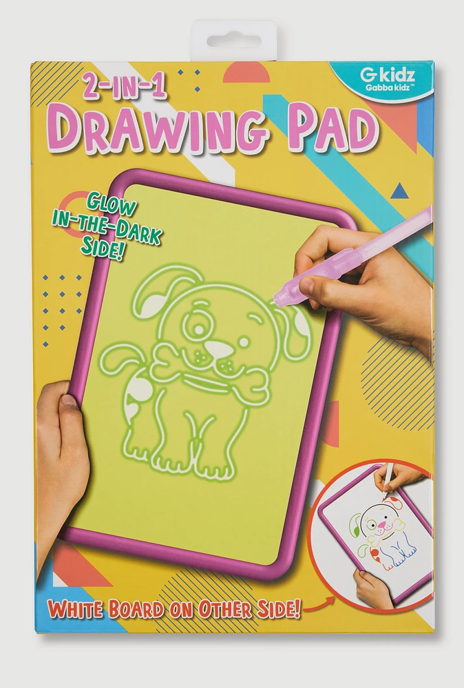 Glow In The Dark Drawing Pad, Pink