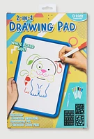 Glow In The Dark Drawing Pad, Blue