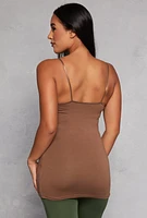Womens Scoop Neck Basic Cami, S