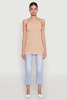 Womens Scoop Neck Basic Cami,